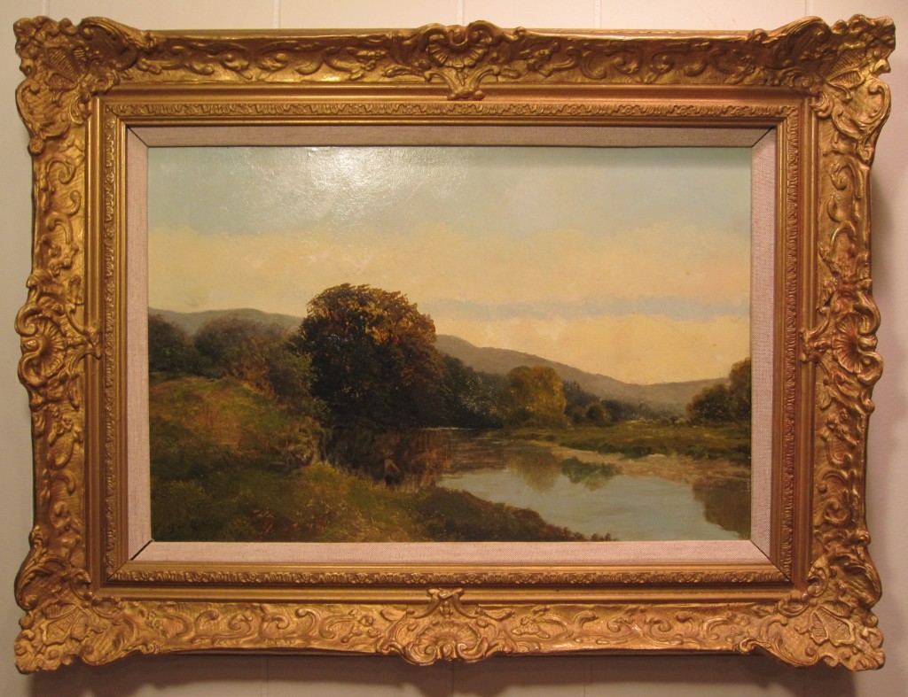 Thomas Henry Gibb – Angler in River | Dean Joseph Fine Art